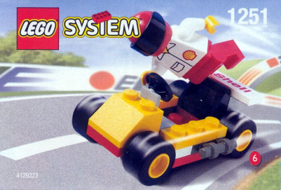 LEGO Shell City Go Kart 1251