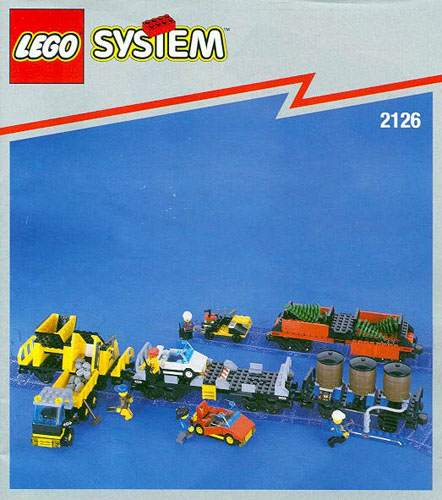 LEGO Train Eisenbahn - Güterwaggon Set 2126