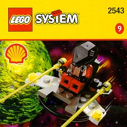 LEGO Shell Raumschiff 2543