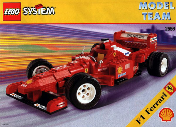 LEGO Shell Model Team Ferrari 2556