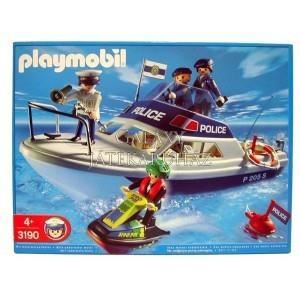 Playmobil 3190 Polizeiboot mit Jet Ski