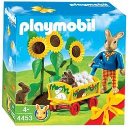 Playmobil 4453 Osterhäschen mit Leiterwagen