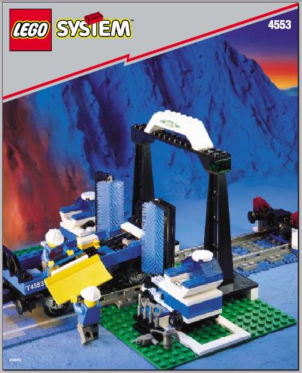LEGO Train Eisenbahn - Zugwaschanlage 4553