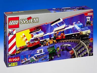 LEGO Train Eisenbahn - Personen- u. Autoreisezug  4560
