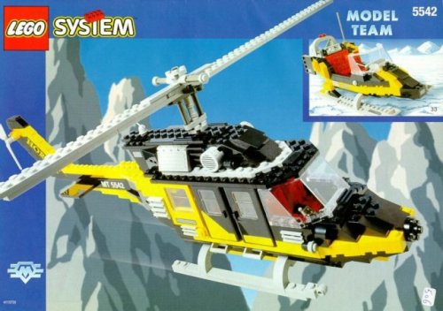 LEGO Model Team Hubschrauber Black Thunder 5542