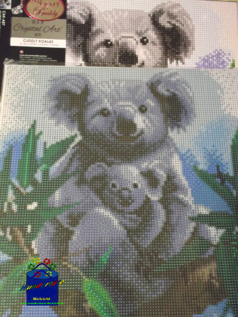 Kreativ-Set CRAFT BUDDY Diamond Painting Bild 30x30cm Koala