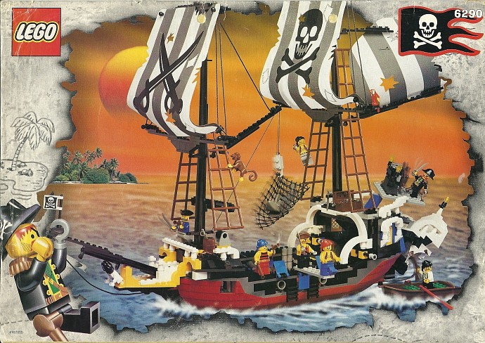 LEGO Piraten Kapitän Rotbart's Schiff 6290