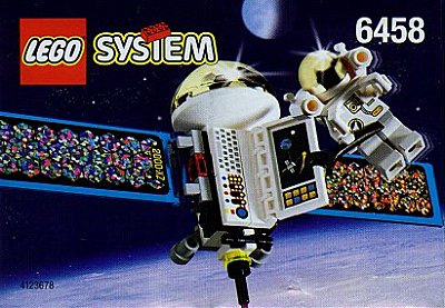 LEGO  Space Port Astronaut mit Satellit 6458