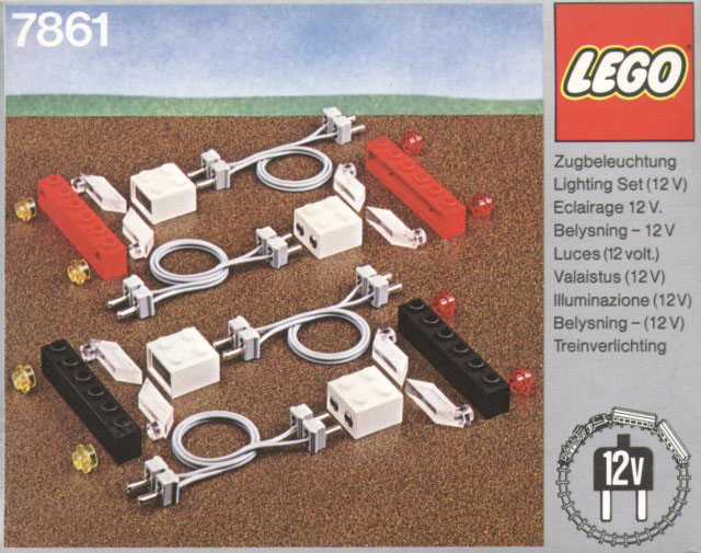 LEGO Train Eisenbahn - 12V Beleuchtungsset 7861
