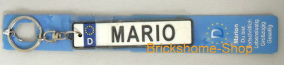 Schlüsselanhänger Autokennzeichen - Mario