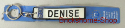 Schlüsselanhänger Autokennzeichen - Denise