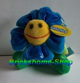 Plüschblume - Blau 12cm