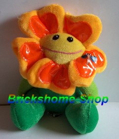 Plüschblume - Orange 15cm