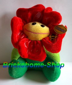 Plüschblume - Rot 15cm