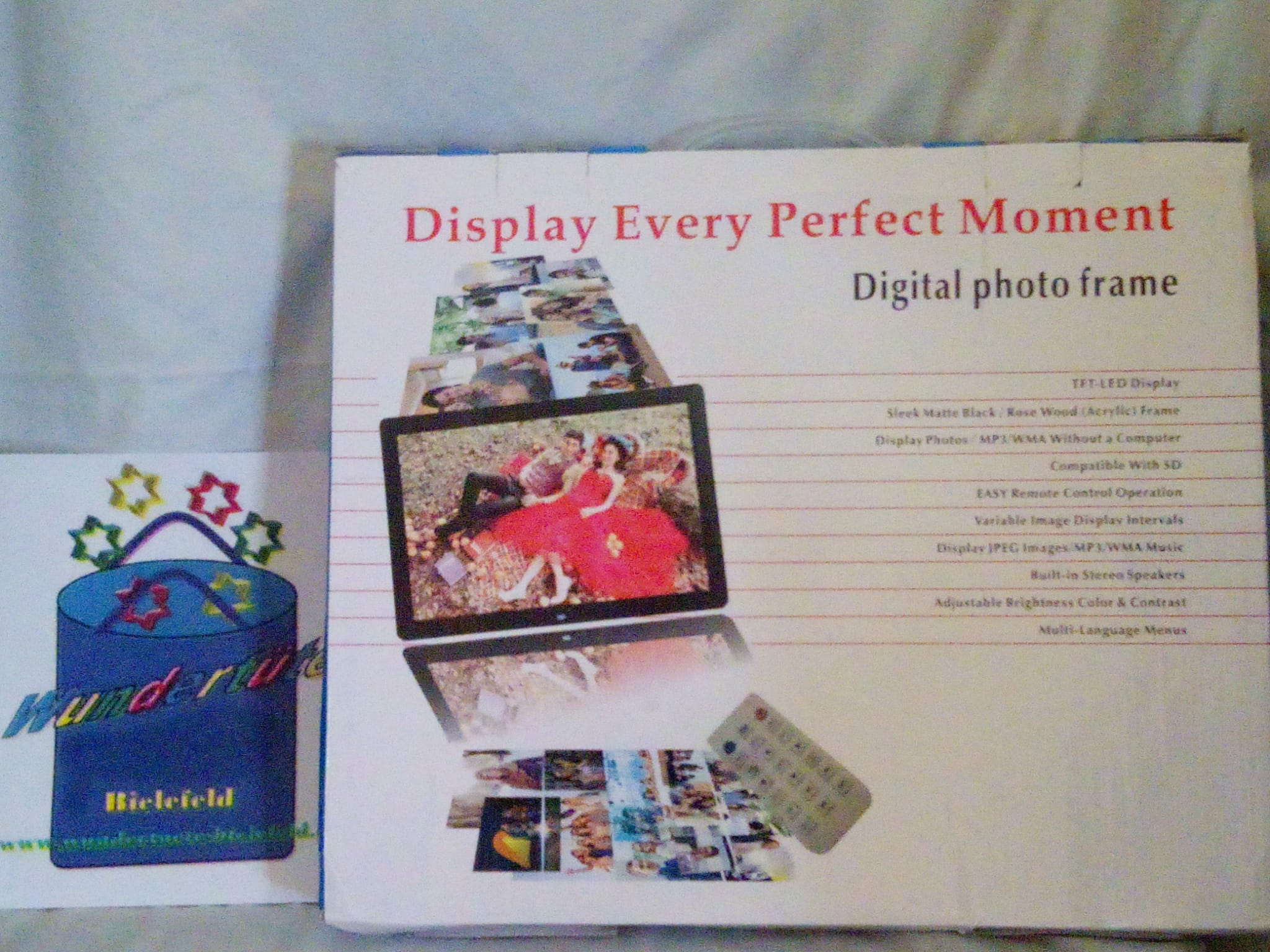 LED Digitaler Foto Rahmen 17 Zoll