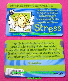 Schutzengel - Karte - Stress