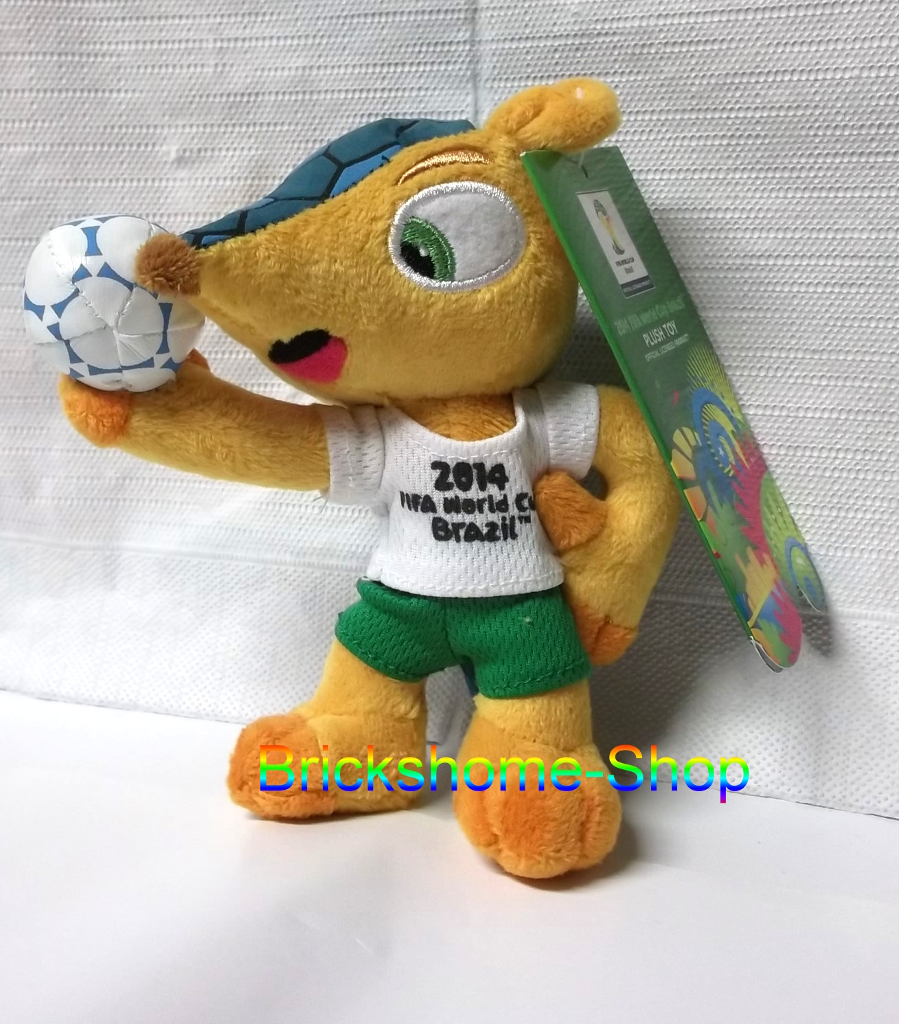 Fussball Maskottchen WM 2014 Fuleco Schlüsselanhänger
