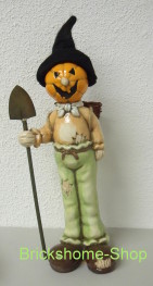 Halloween Keramik Kurbiskopfmännchen 30cm