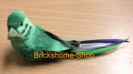 Korkvogel 8 cm grün