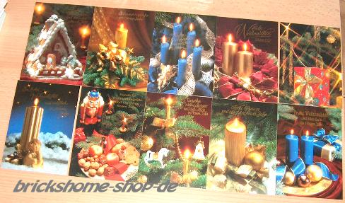 Weihnachtskarten - Postkarten 10 Stück
