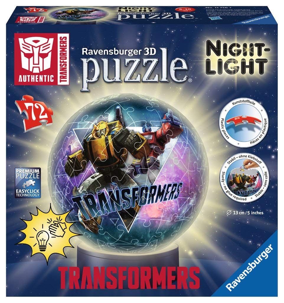 Ravensburger 3D Puzzle Transformers Nachtlicht