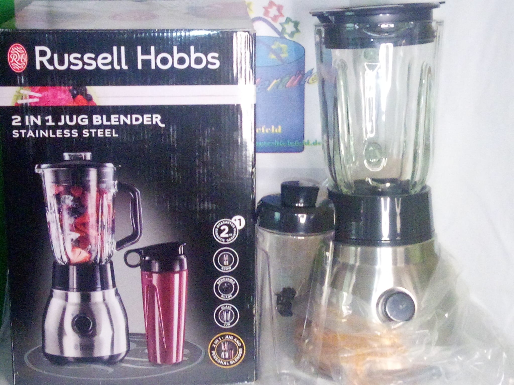 Russell Hobbs Standmixer 2-in-1 1,5 Glasbehälter