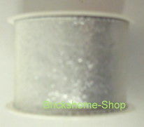 Schleifenband - Silber II - 40mm