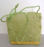 Sisaltasche Blumentasche Grün