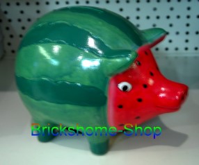 Spardose - Sparschwein - Wassermelone