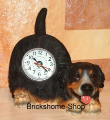 Tischuhr - Uhr Design Berner Sennenhund