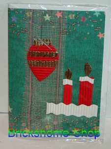 Weihnachtskarte mit Umschlag K14