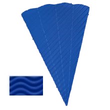 Schultüte - Zuckertüte  Rohling 3D Wellpappe blau