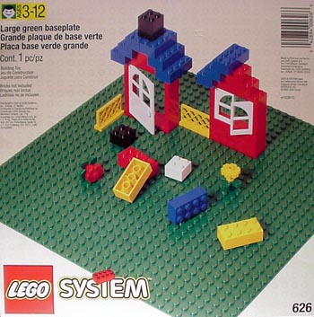 LEGO Bauplatte Rasen 626