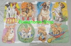 Glanzbilder - Oblaten - Scraps - Hunde