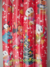 Disney Micky Maus Geschenkpapier Rolle Rot