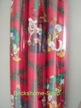 Disney Micky Maus Geschenkpapier Rolle Himbeerrot