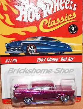 HOT WHEELS CLASSICS - 1957 CHEVY BEL AIR - PINK