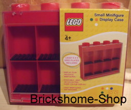 LEGO Setzkasten - Vitrine - Schaukasten Rot