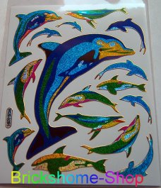 Metallic Glitzer Sticker - Delfine