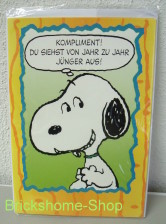 Peanuts - Geburtstagskarte Snoopy II