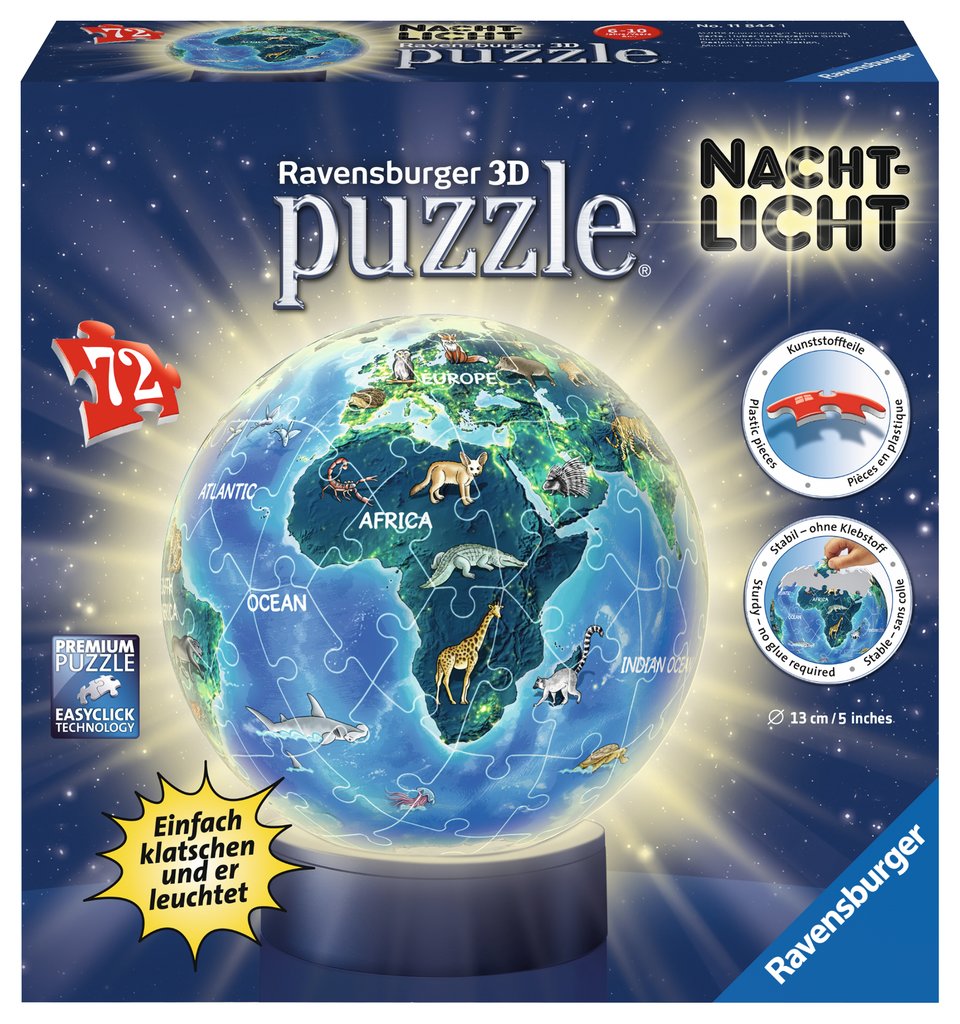 Ravensburger 3D Puzzle Erde Nachtlicht