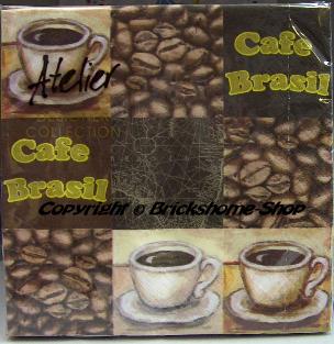Servietten - Cafe Brasil - Kaffeetasse