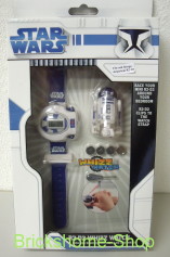 Star Wars - Clone Wars - LCD Armbanduhr  ferngesteuerten R2-D2
