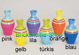 Keramik Vase - Orange