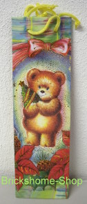 Geschenktüte - Geschenktasche für Flaschen Teddybär